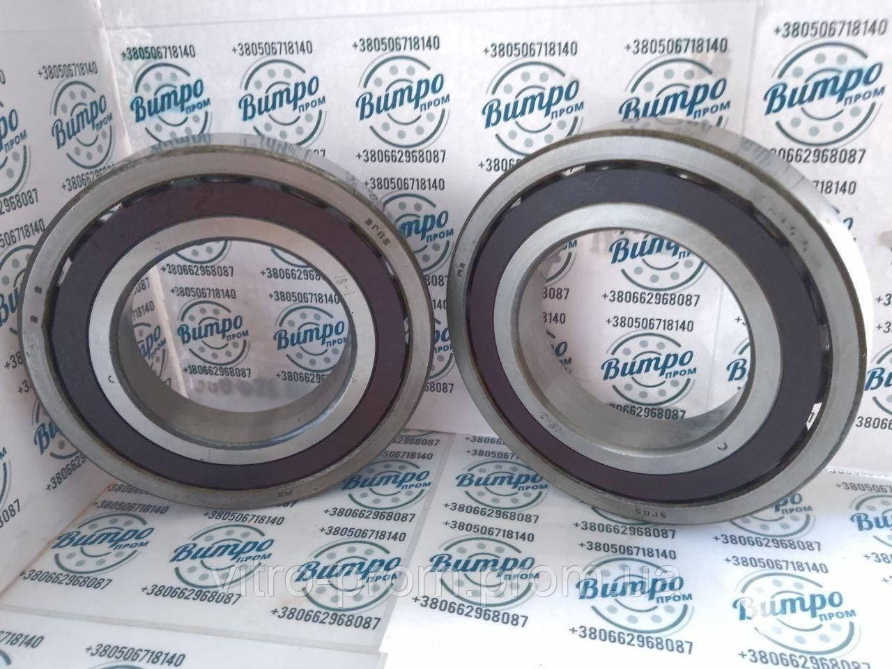 Підшипник 2-436105Е (VX25-9CE1T) 3 ГПЗ, СРСР, ГОСТ, кульковий радіально наполегливий дуплекс, поліам